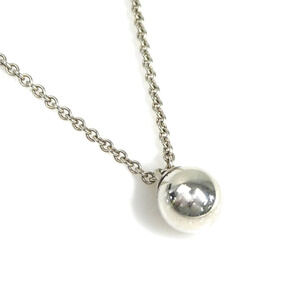 Tiffany Co Ball Necklace Sterling Silver